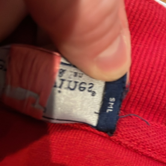 Very nice red sweatshirt type pullover. Rugby type fabric. Super soft. Excellent - Picture 3 of 5